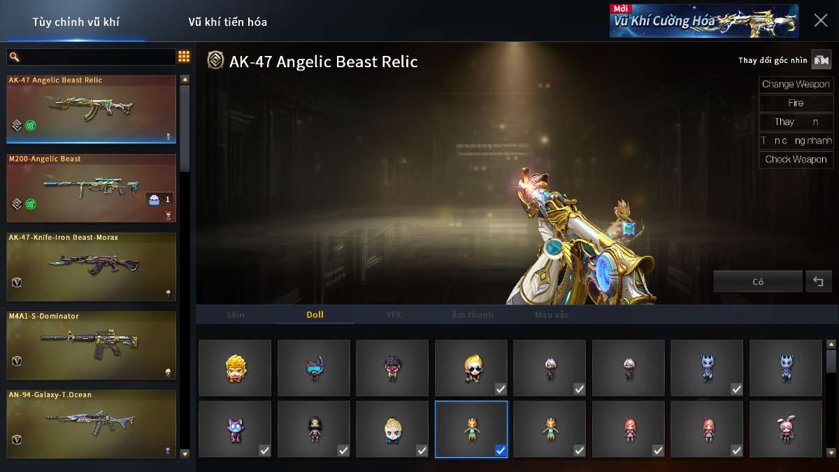 shop acc cf uy tin gia re